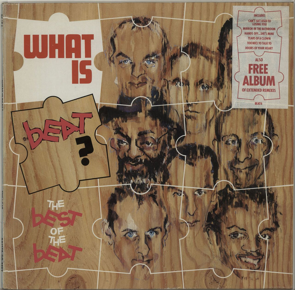 The Beat What Is Beat? - Hype Stickered German 2-LP vinyl record set (Double LP Album) BEAT6