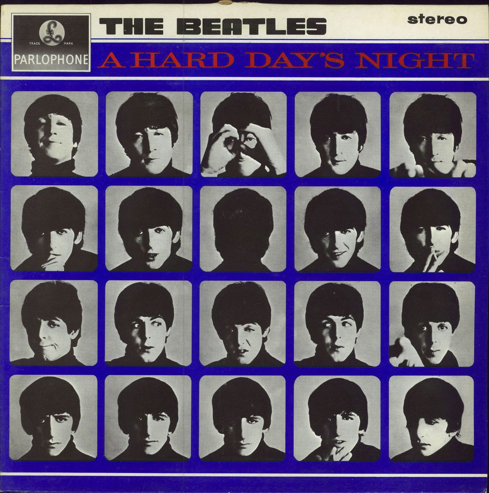 The Beatles A Hard Day's Night - All Rights UK vinyl LP album (LP record) PCS3058