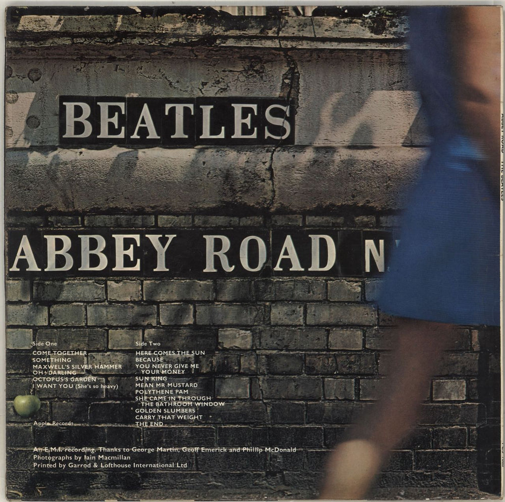 The Beatles Abbey Road - 1st - M/A - VG - WOL UK vinyl LP album (LP record) BTLLPAB363018