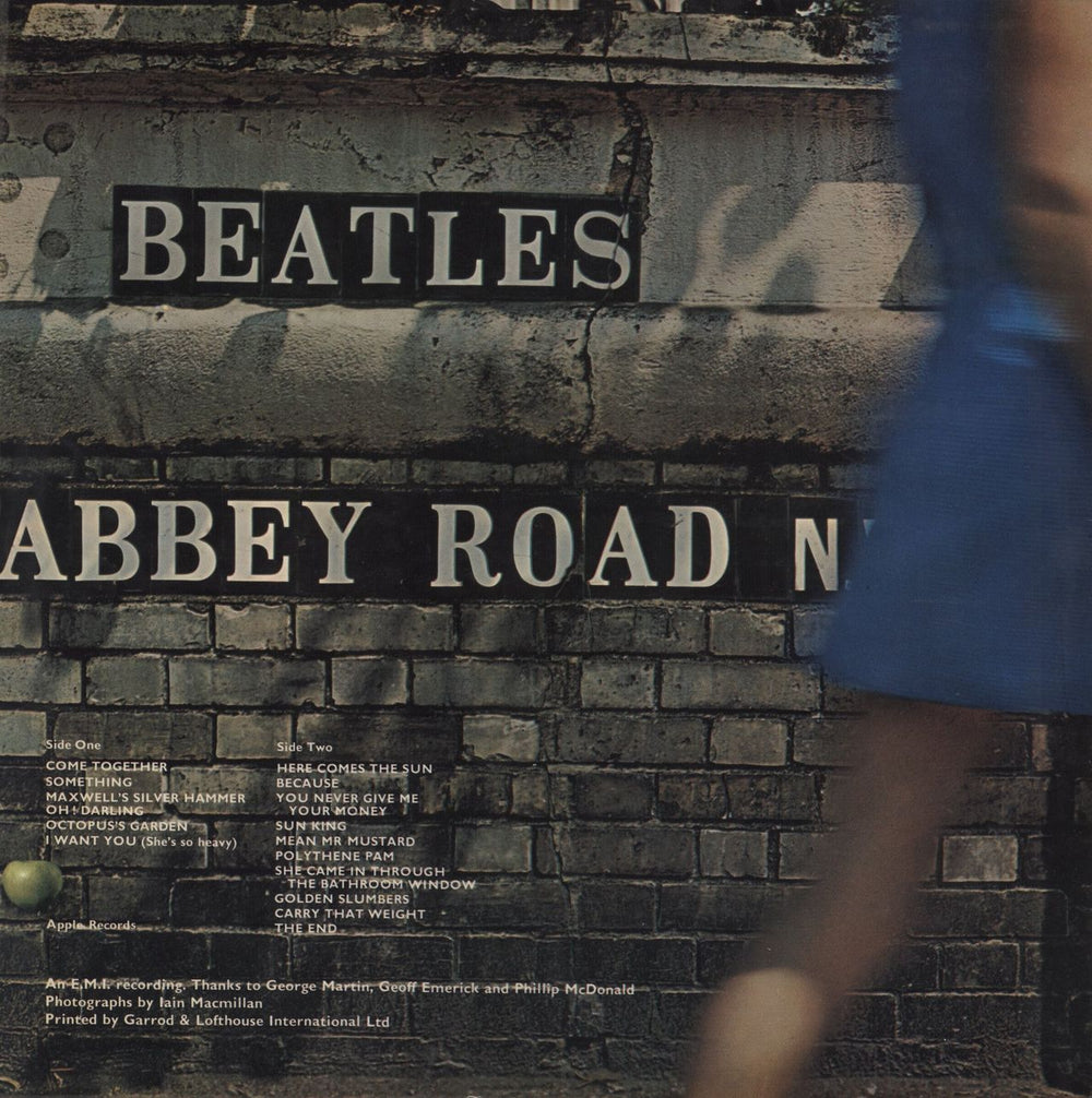 The Beatles Abbey Road - 1st - M/A - WOL UK vinyl LP album (LP record)