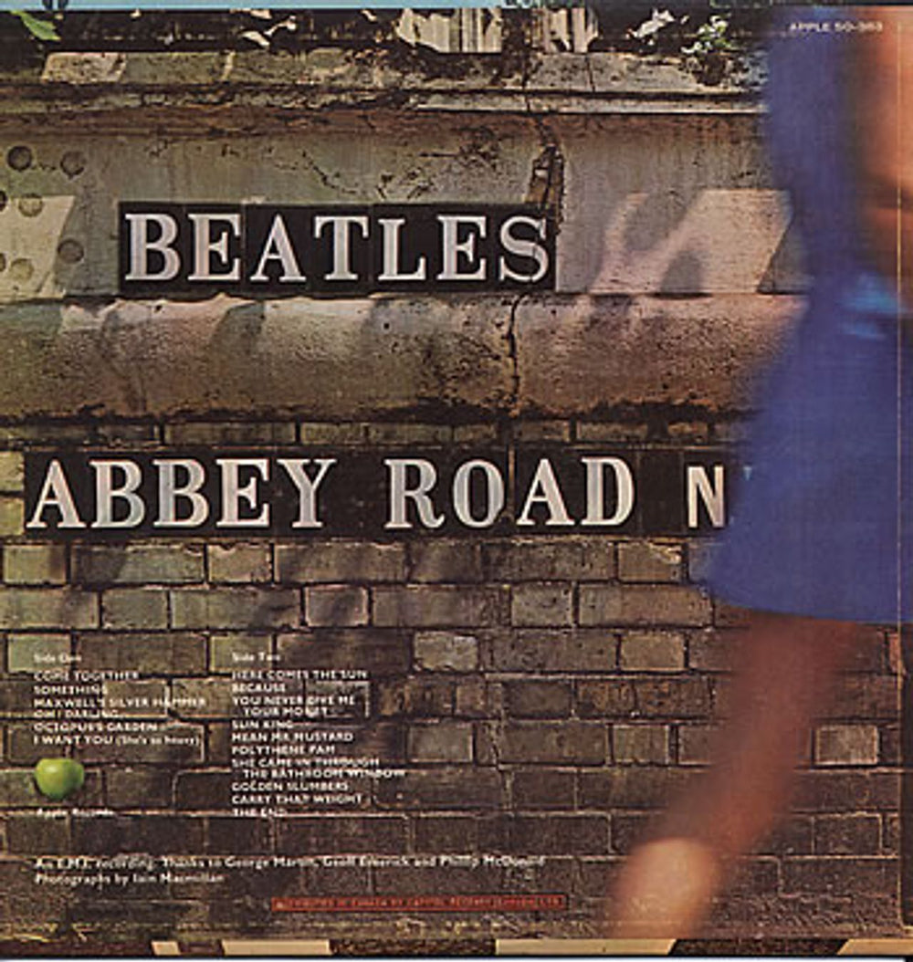 The Beatles Abbey Road - Shrink Canadian vinyl LP album (LP record) BTLLPAB308137