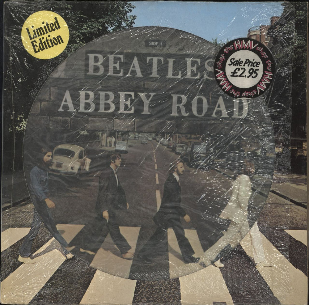 The Beatles Abbey Road - Shrink Dutch picture disc LP (vinyl picture disc album) 5CP062-04243