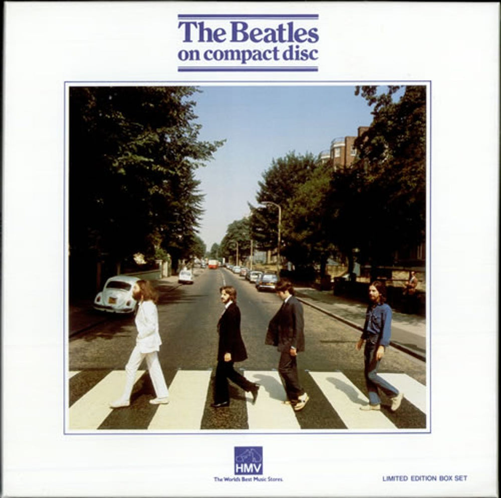 The Beatles Abbey Road - Hype Stickered UK CD Album Box Set BEACD25/7