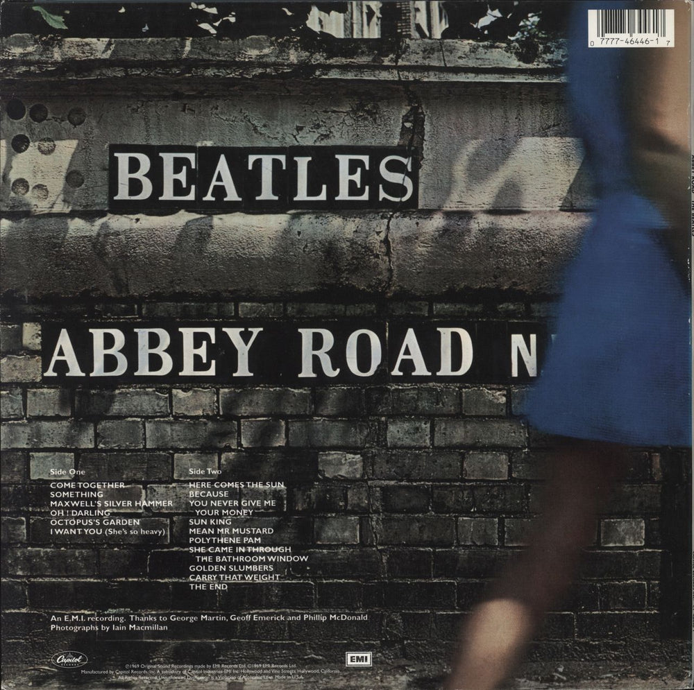 The Beatles Abbey Road US vinyl LP album (LP record) 077774644617