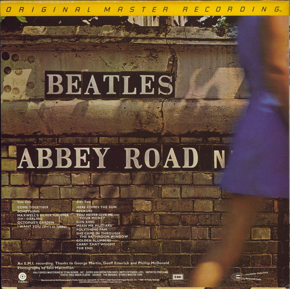 The Beatles Abbey Road US vinyl LP album (LP record)