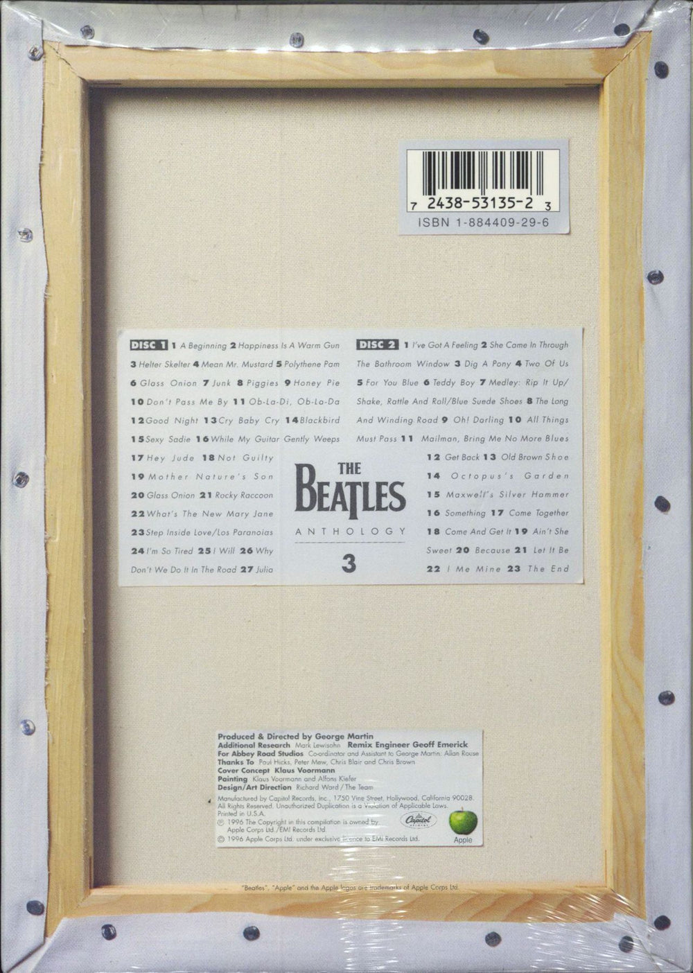 The Beatles Anthology 3 US CD Album Box Set 724385313523