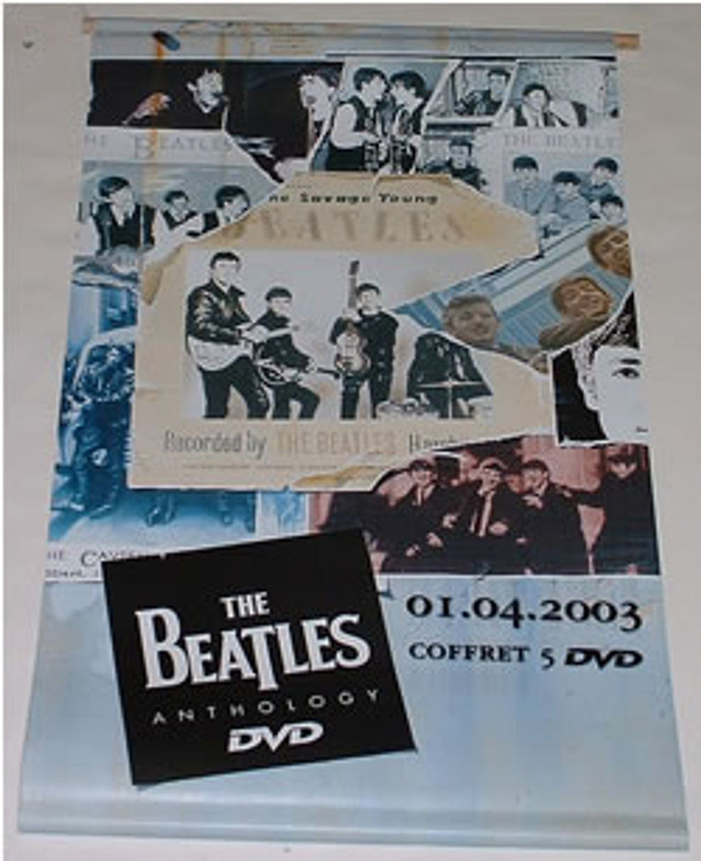 The Beatles Anthology DVD Banner French Promo display VINYL BANNER