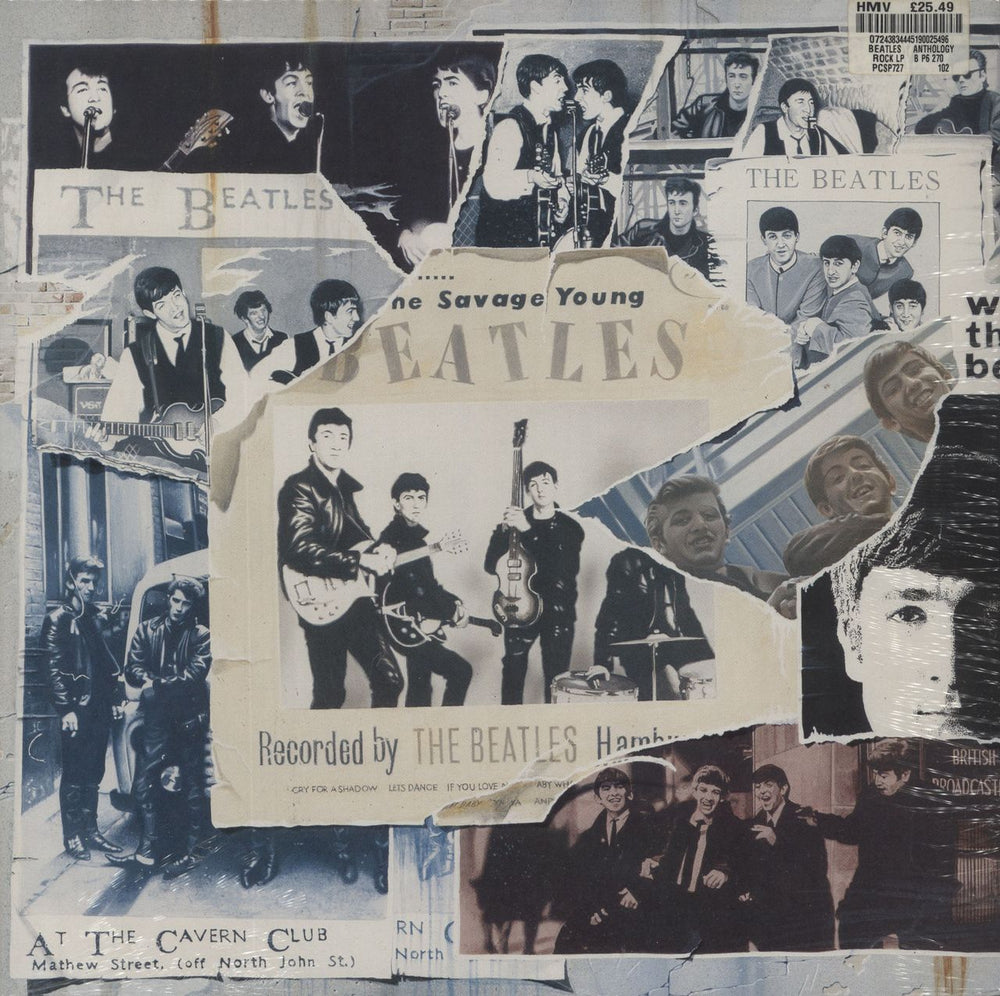 The Beatles Anthology - Volumes 1, 2 & 3 - Sealed UK 3-LP vinyl record set (Triple LP Album) 1995