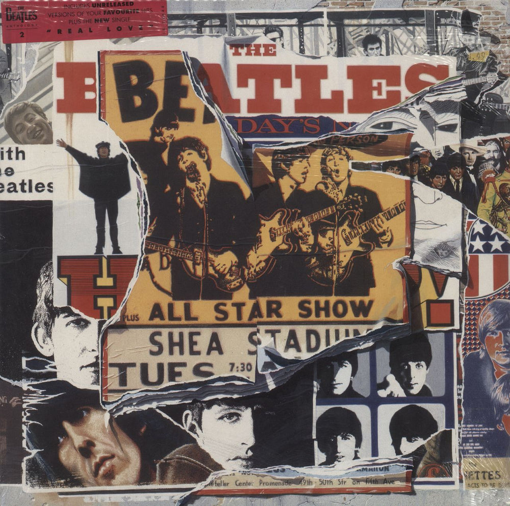 The Beatles Anthology - Volumes 1, 2 & 3 - Sealed UK 3-LP vinyl record set (Triple LP Album) PCSP727/728/729