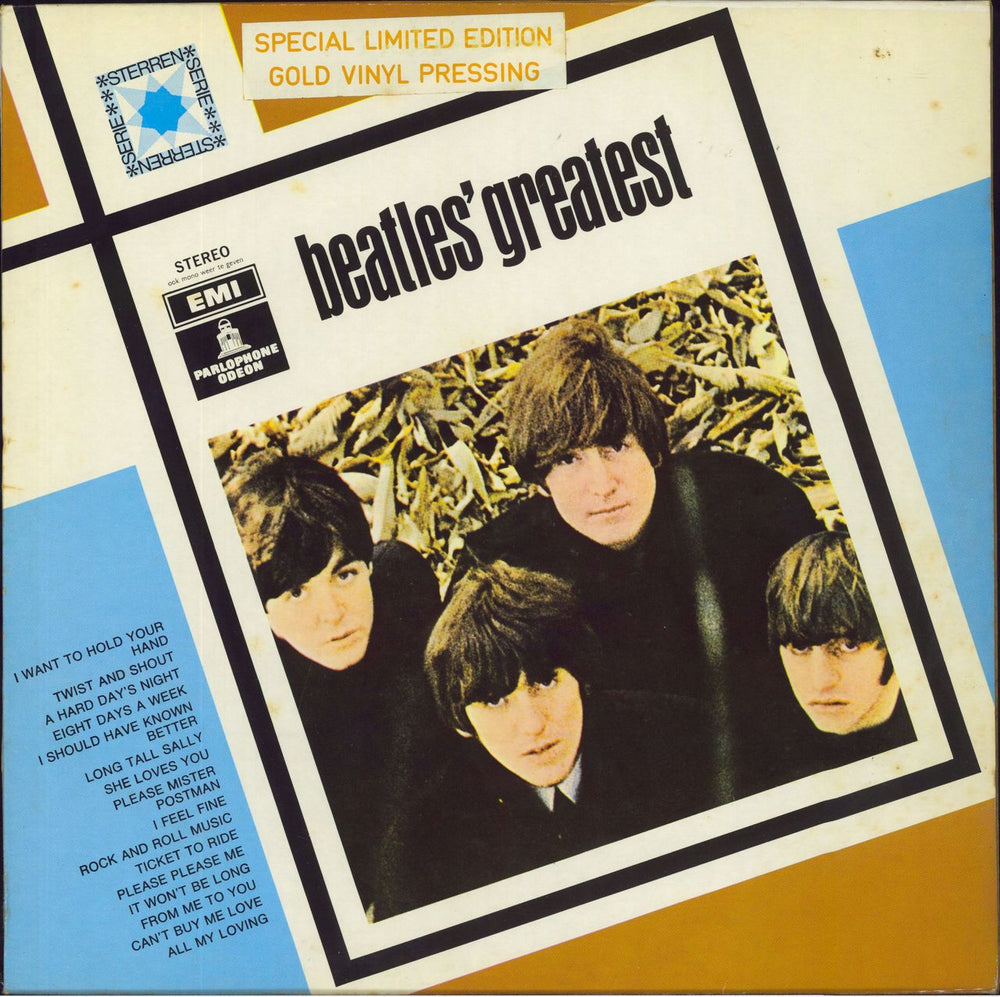 The Beatles Beatles Greatest - Gold Vinyl - Stickered Dutch vinyl LP album (LP record) OMHS3001