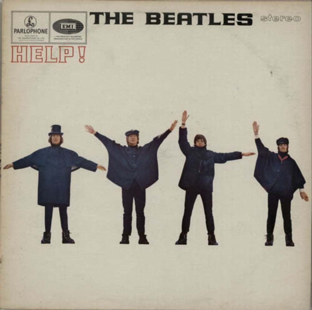 The Beatles Help! - EMI - Glossy UK vinyl LP album (LP record) PCS3071