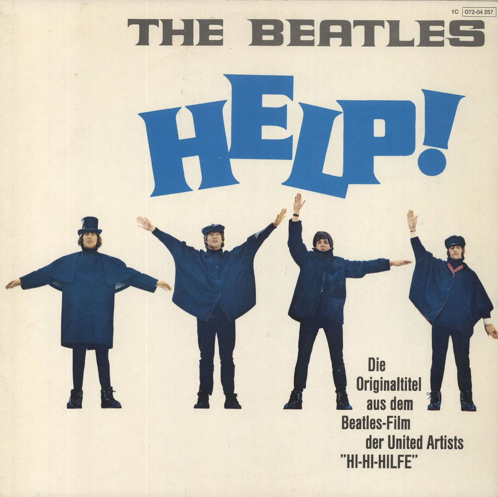 The Beatles Help! German vinyl LP album (LP record) 1C072-04257