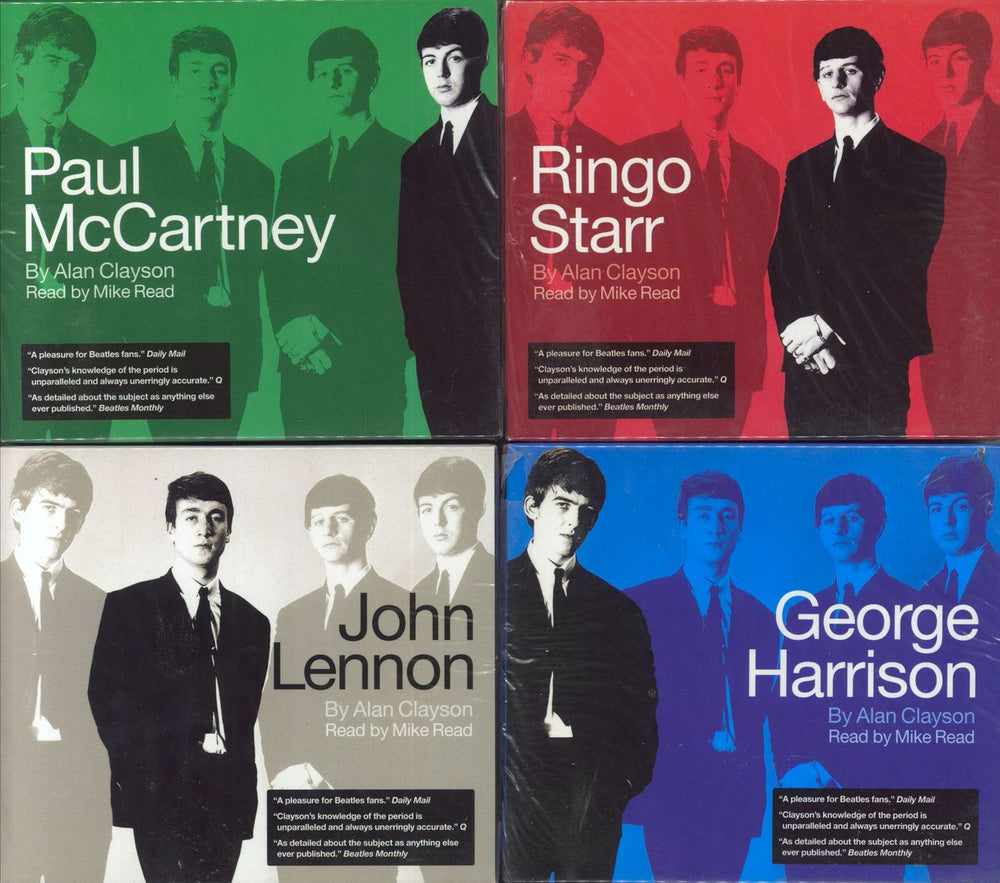 The Beatles John Lennon / Paul McCartney / George Harrison / Ringo Starr UK CD Album Box Set CDBEATSP1/2/3/4