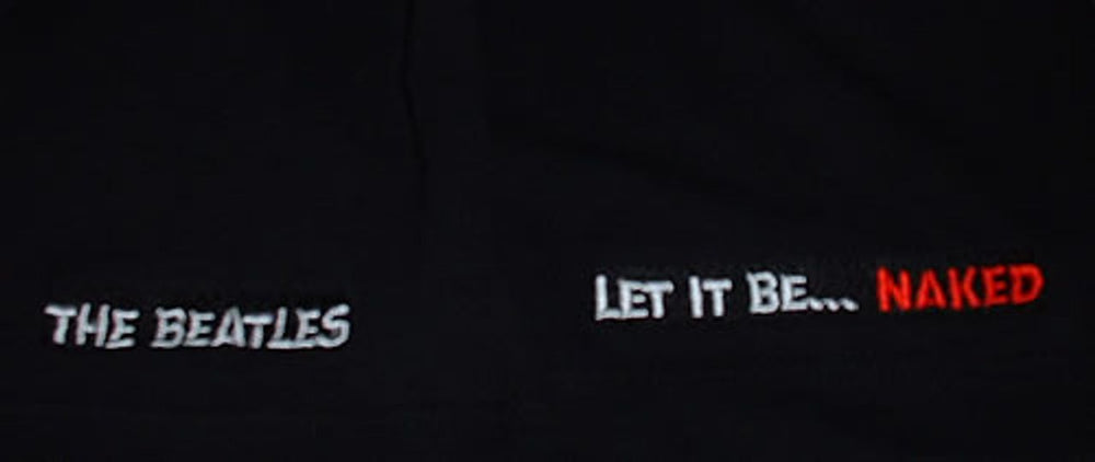 The Beatles Let It Be... Naked UK Promo t-shirt BTLTSLE282909