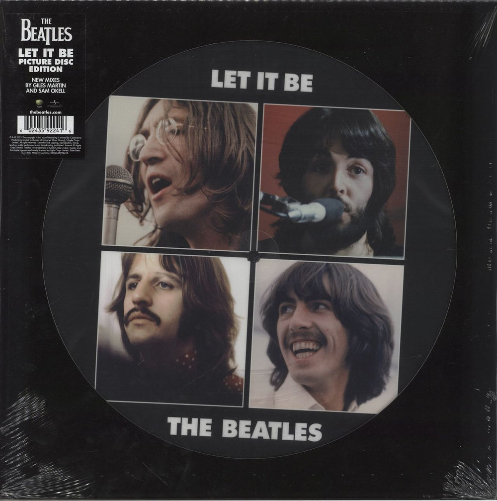 The Beatles Let It Be - Picture Disc Edition - Sealed UK picture disc LP (vinyl picture disc album) 0602435922416