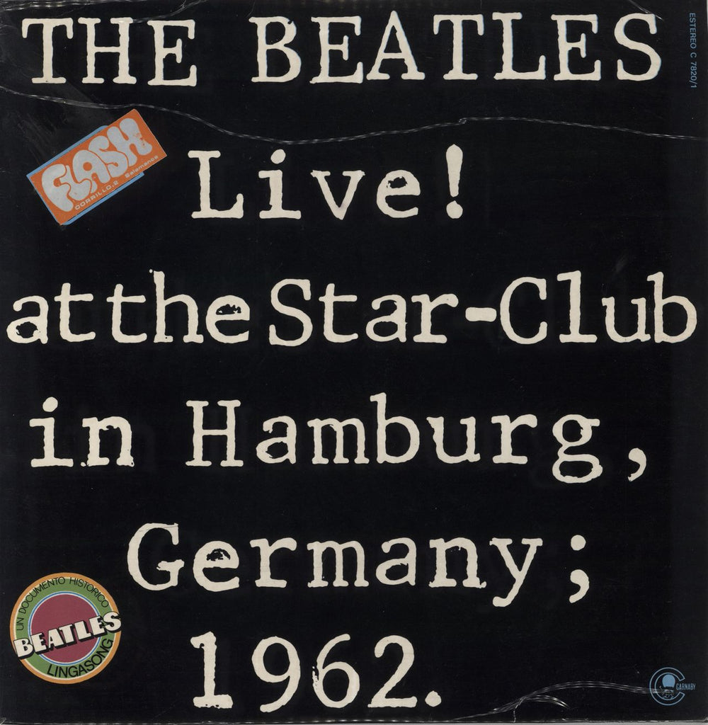 The Beatles Live! At The Star-Club In Hamburg, Germany; 1962 Spanish 2-LP vinyl record set (Double LP Album) C7820/1