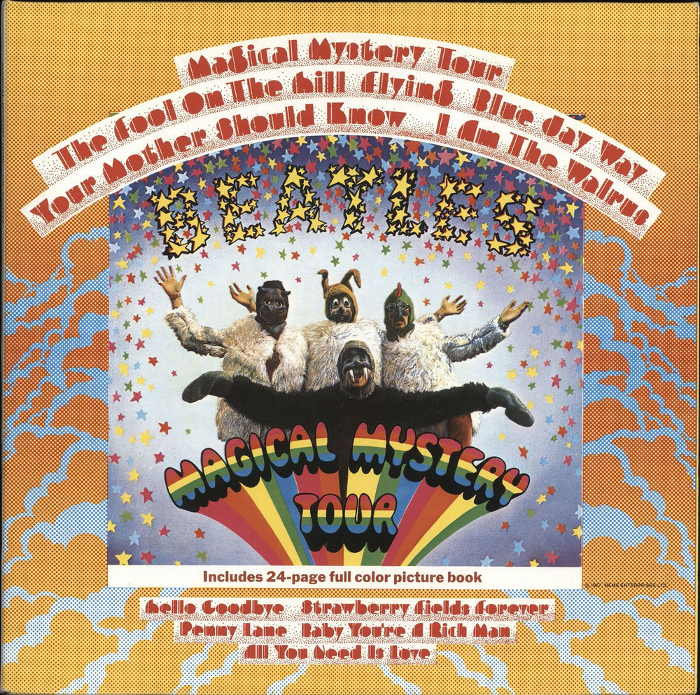 The Beatles Magical Mystery Tour - 1988 UK vinyl LP album (LP record) PCTC255