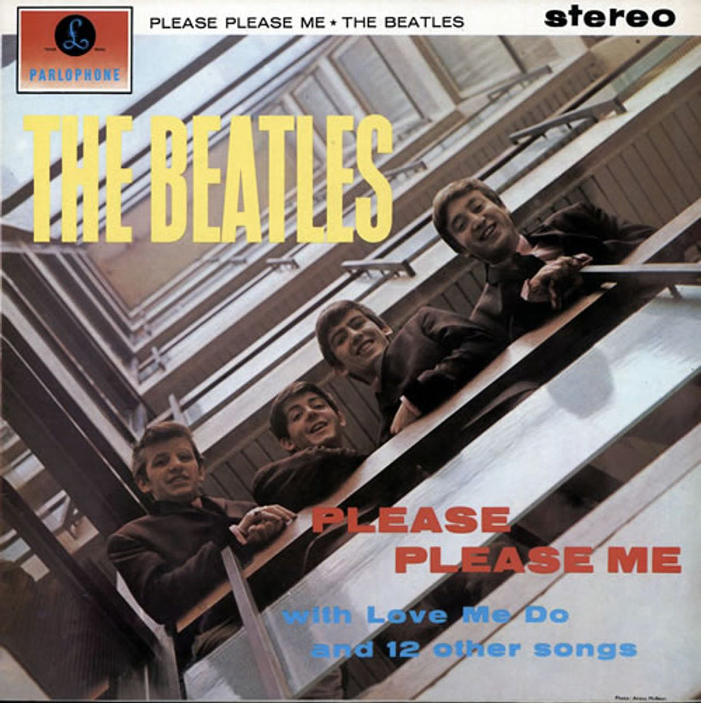 The Beatles Please Please Me - 2 Box - EMI UK vinyl LP album (LP record) PCS3042