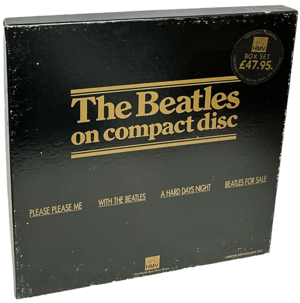 The Beatles Please Please Me / With The / A Hard Days Night / For Sale - EX UK CD Album Box Set BEACD25