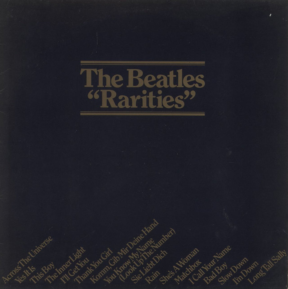 The Beatles Rarities - All Rights UK vinyl LP album (LP record) PCM1001