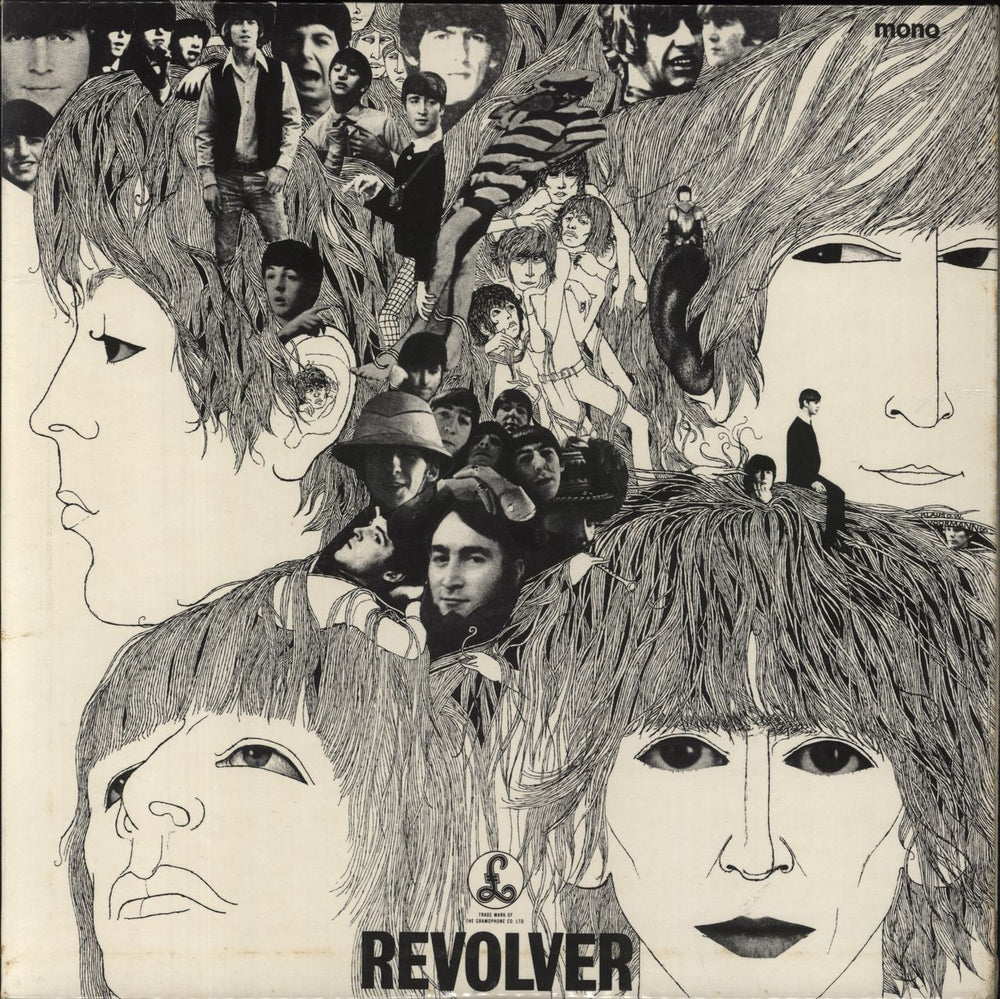 The Beatles Revolver - 3rd - VG UK vinyl LP album (LP record) PCS7009