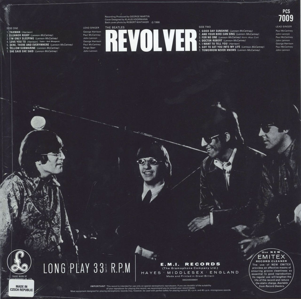 The Beatles Revolver - New Stereo Mix - 180 Gram - Shrink UK vinyl LP album (LP record) 602445599691