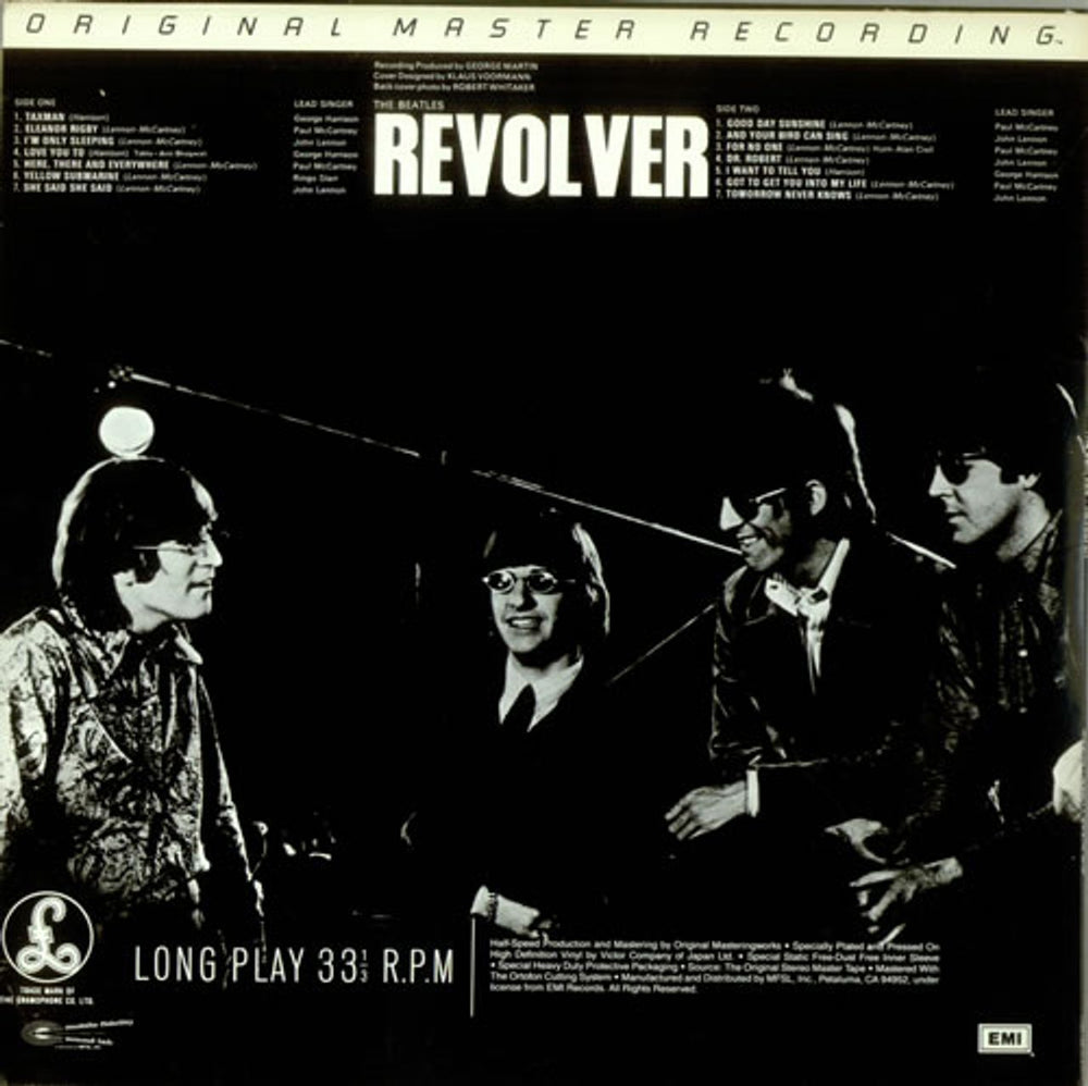 The Beatles Revolver US vinyl LP album (LP record) BTLLPRE221555