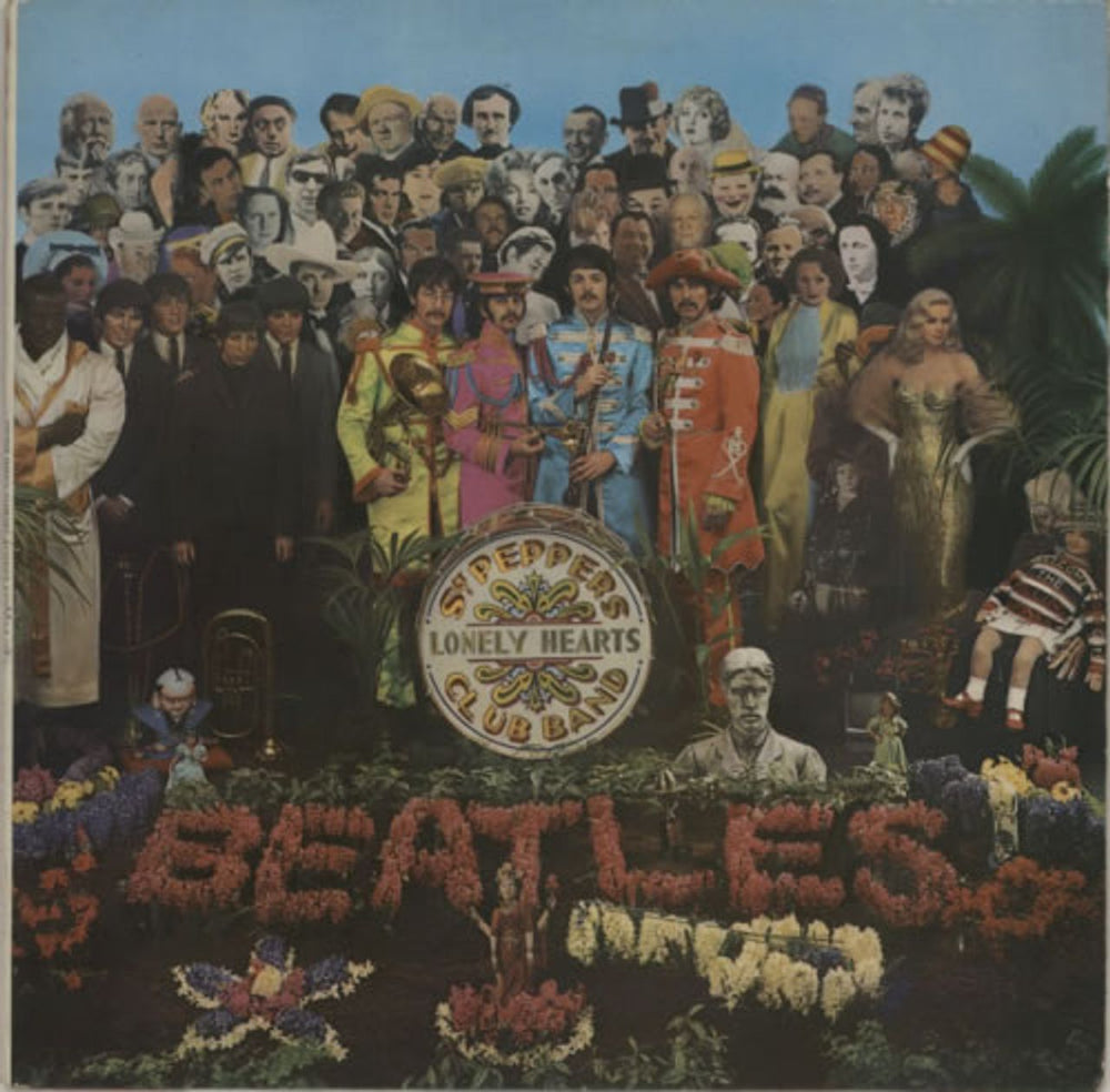 The Beatles Sgt. Pepper's - 3rd - EX UK vinyl LP album (LP record) PCS7027