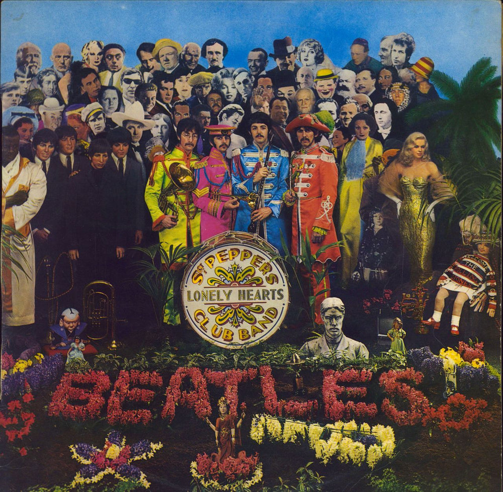 The Beatles Sgt. Pepper's Lonely Hearts Club Band - Apple Label New Zealand vinyl LP album (LP record) PCSM7027