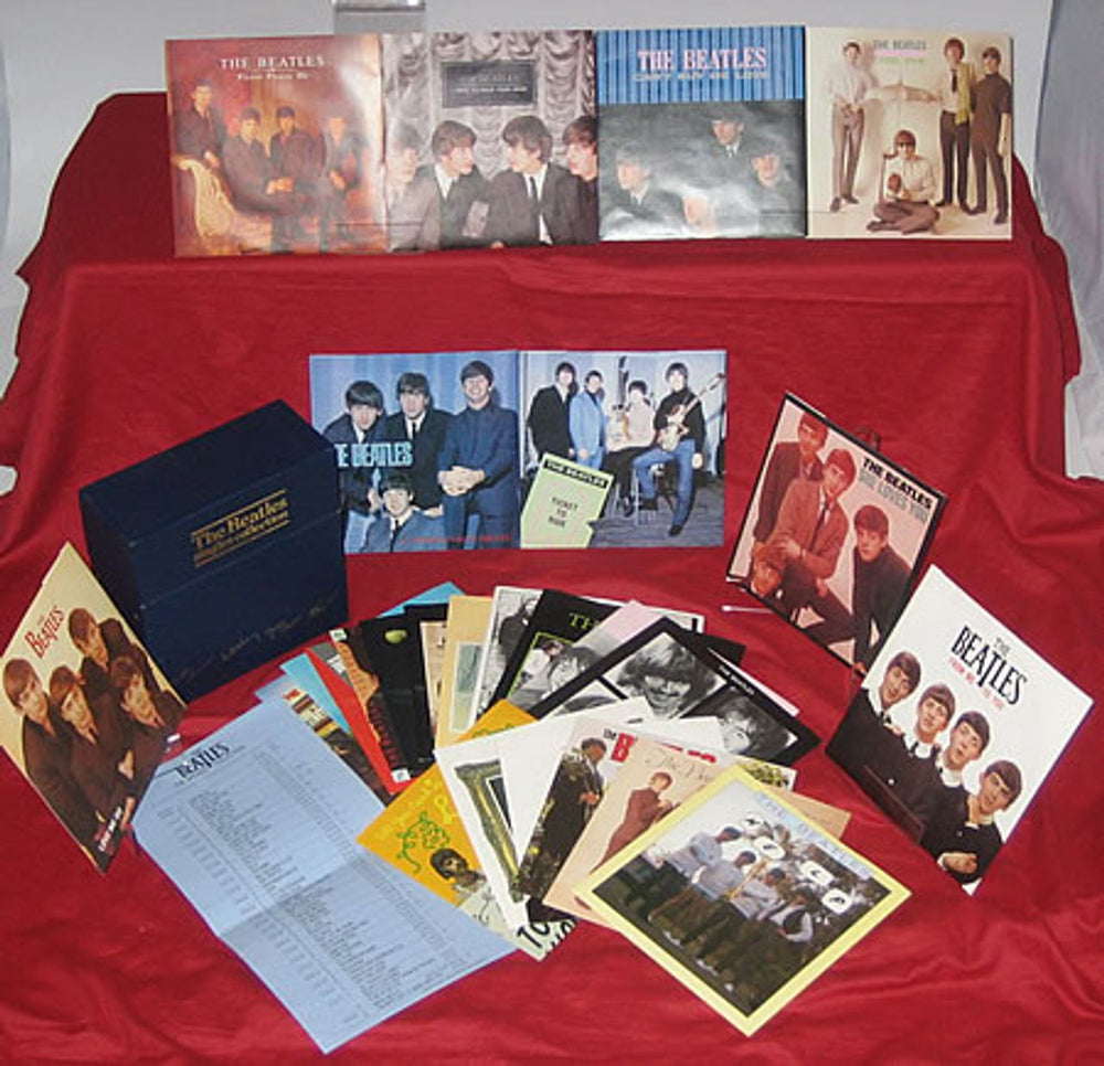 The Beatles Singles Collection + Insert - EX UK 7" single box set BTL7XSI92784