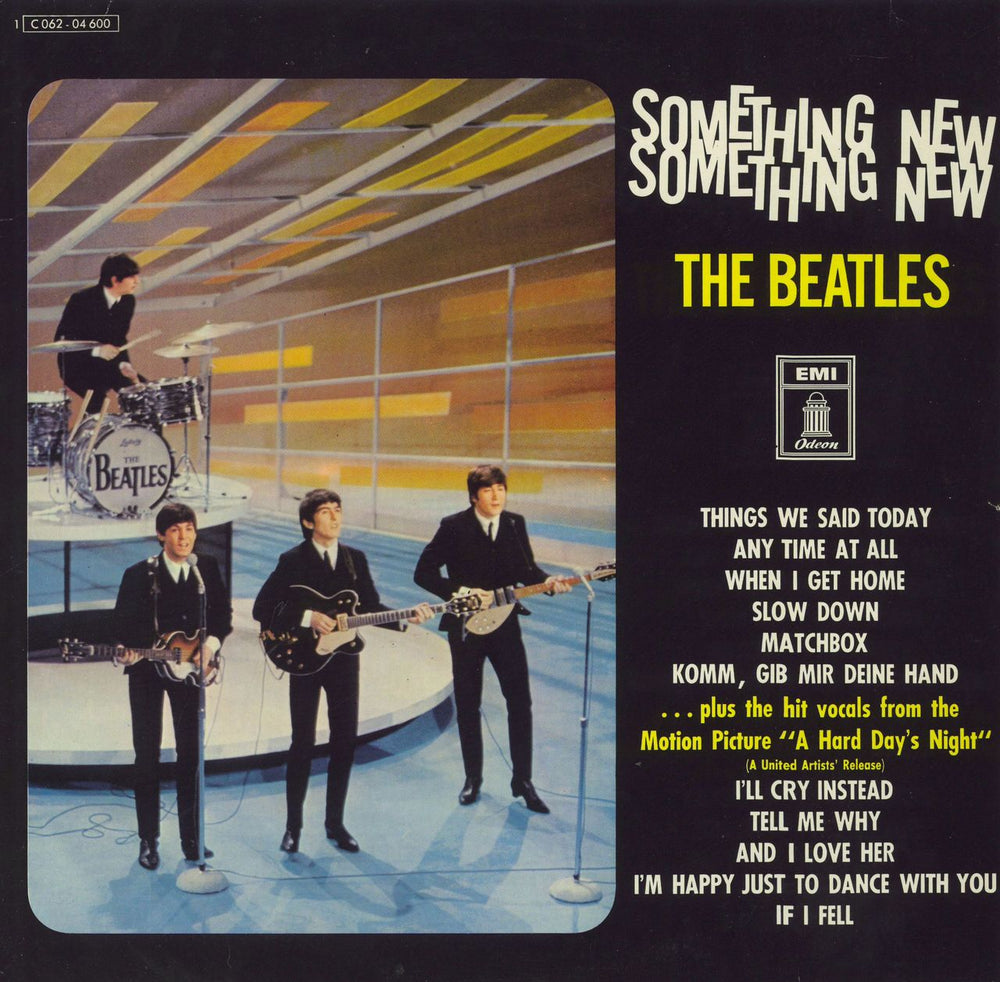 The Beatles Something New - Blue Label - EX German vinyl LP album (LP record) 1C062-04600