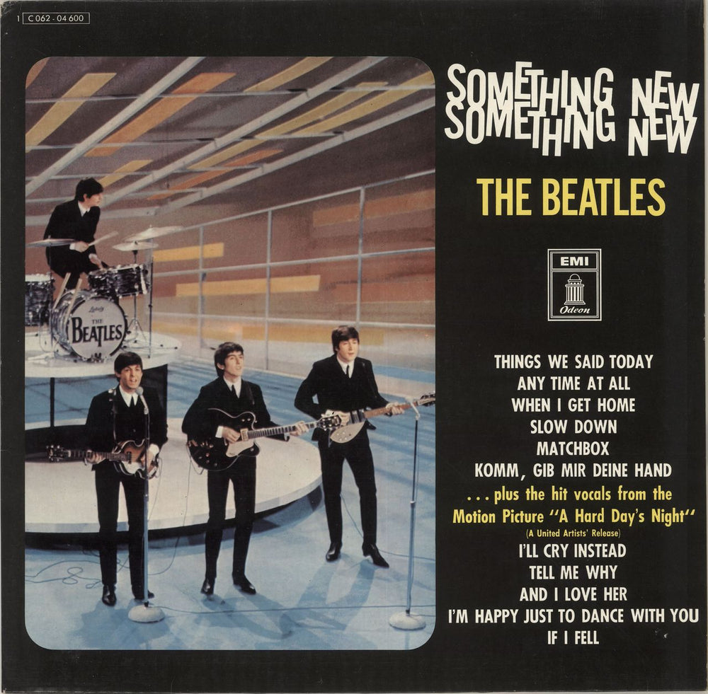 The Beatles Something New - Blue Label - Lam - EX German vinyl LP album (LP record) 1C062-04600