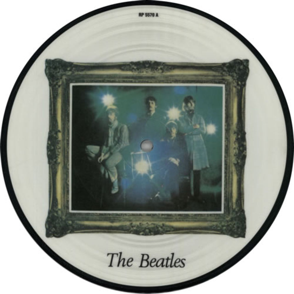 The Beatles Strawberry Fields Forever UK 7" vinyl picture disc (7 inch picture disc single) RP5570