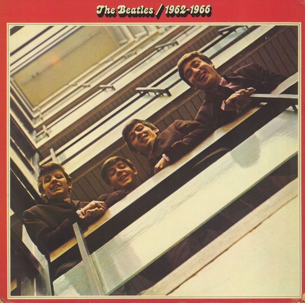 The Beatles The Beatles / 1962-1966 - Red - VG UK 2-LP vinyl record set (Double LP Album) PCSPR717