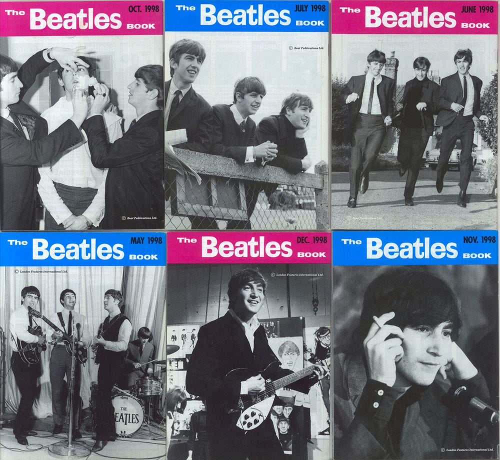 The Beatles The Beatles Book - 1998 - 12 Issues UK magazine