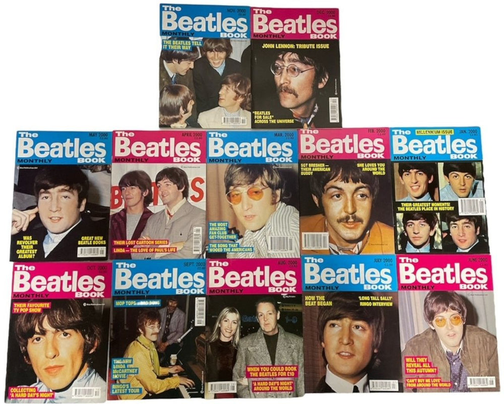 The Beatles The Beatles Book - 2000 - 12 Issues UK magazine TBB 2000