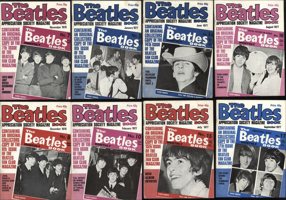 The Beatles The Beatles Book - 2nd - 31 Issues UK magazine TBB 1976-82 31 ISSUES