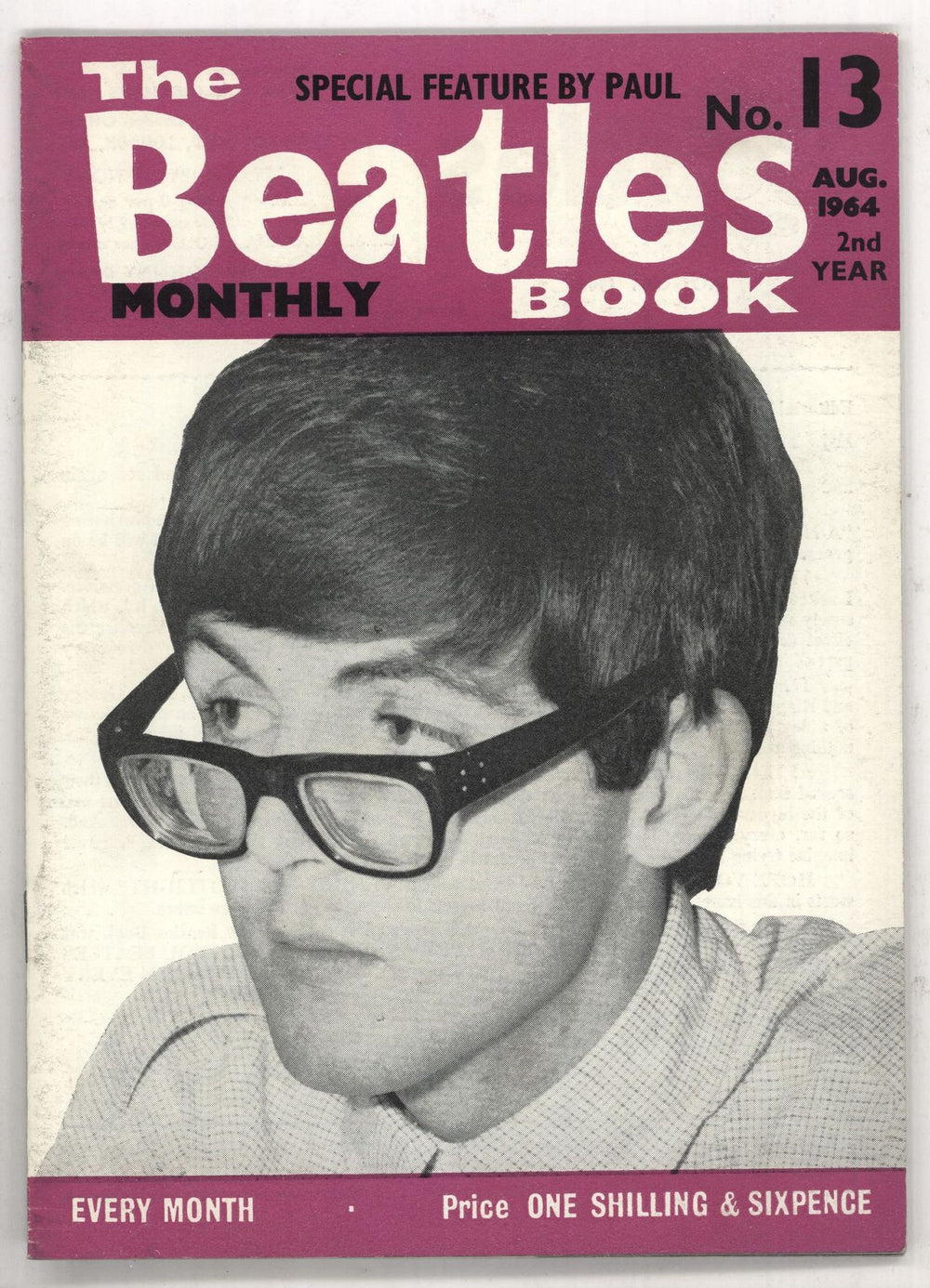 The Beatles The Beatles Book No. 13 UK magazine TBB NO.13