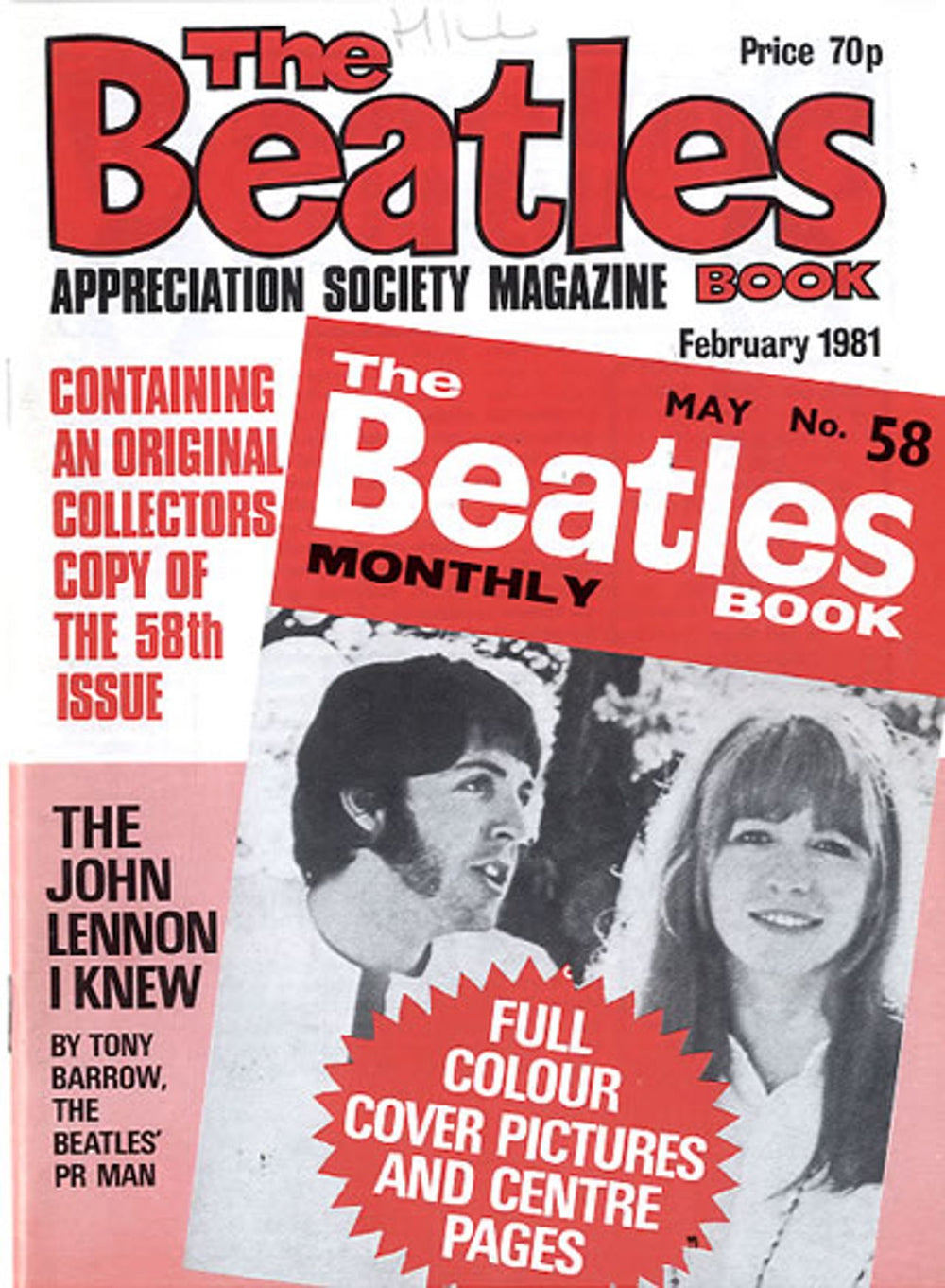 The Beatles The Beatles Book No. 58 - 2nd UK magazine TBB NO. 58