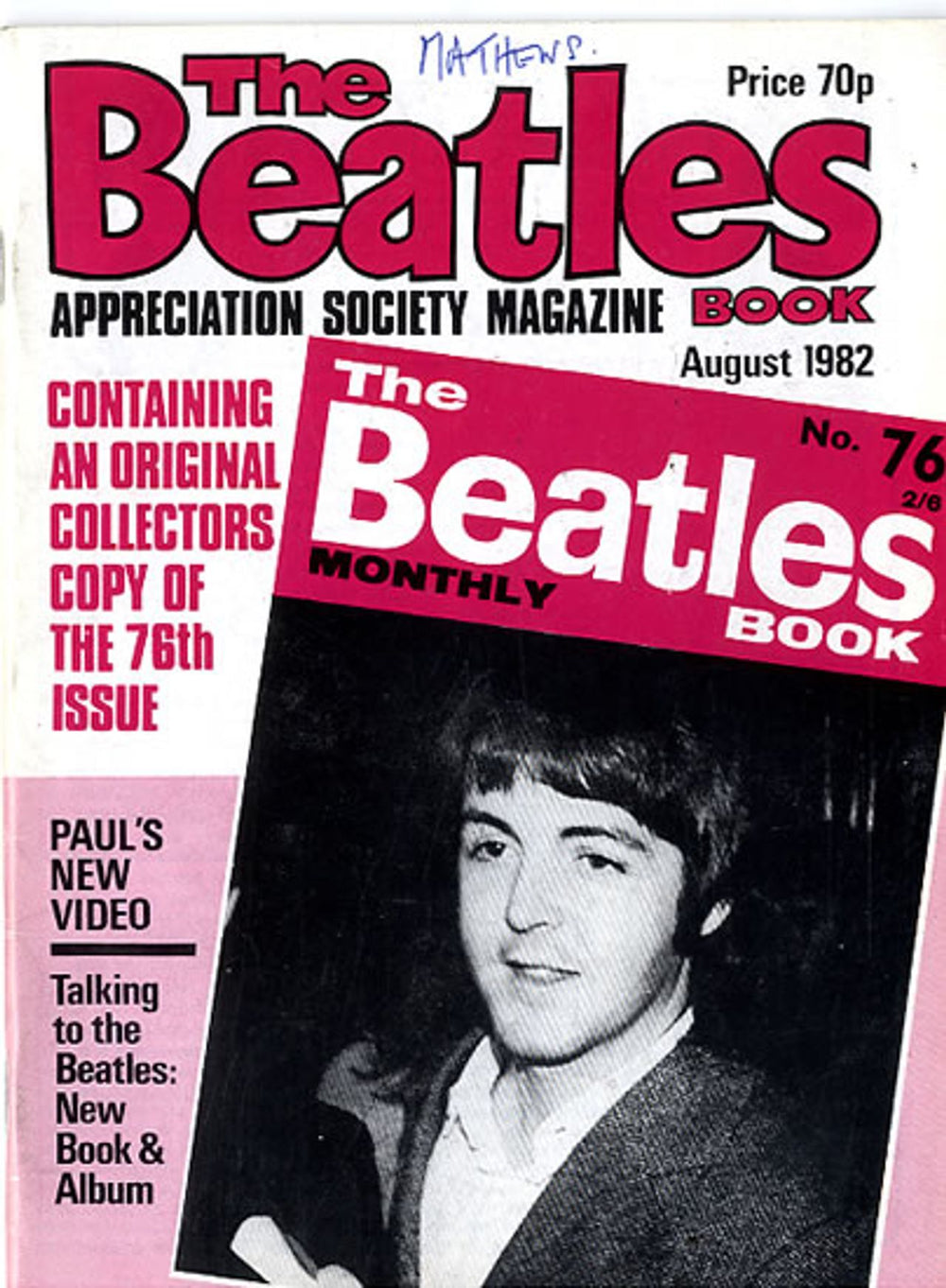 The Beatles The Beatles Book No. 76 - 2nd UK magazine TBB NO. 76