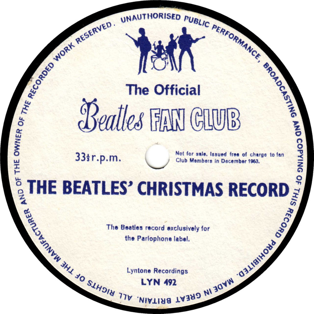 The Beatles The Beatles' Christmas Record UK 7" vinyl single (7 inch record / 45) BTL07TH297610