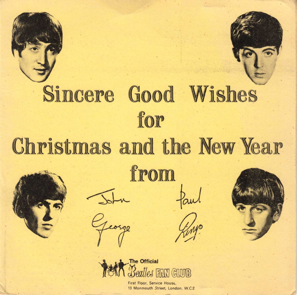 The Beatles The Beatles' Christmas Record UK 7" vinyl single (7 inch record / 45) LYN492