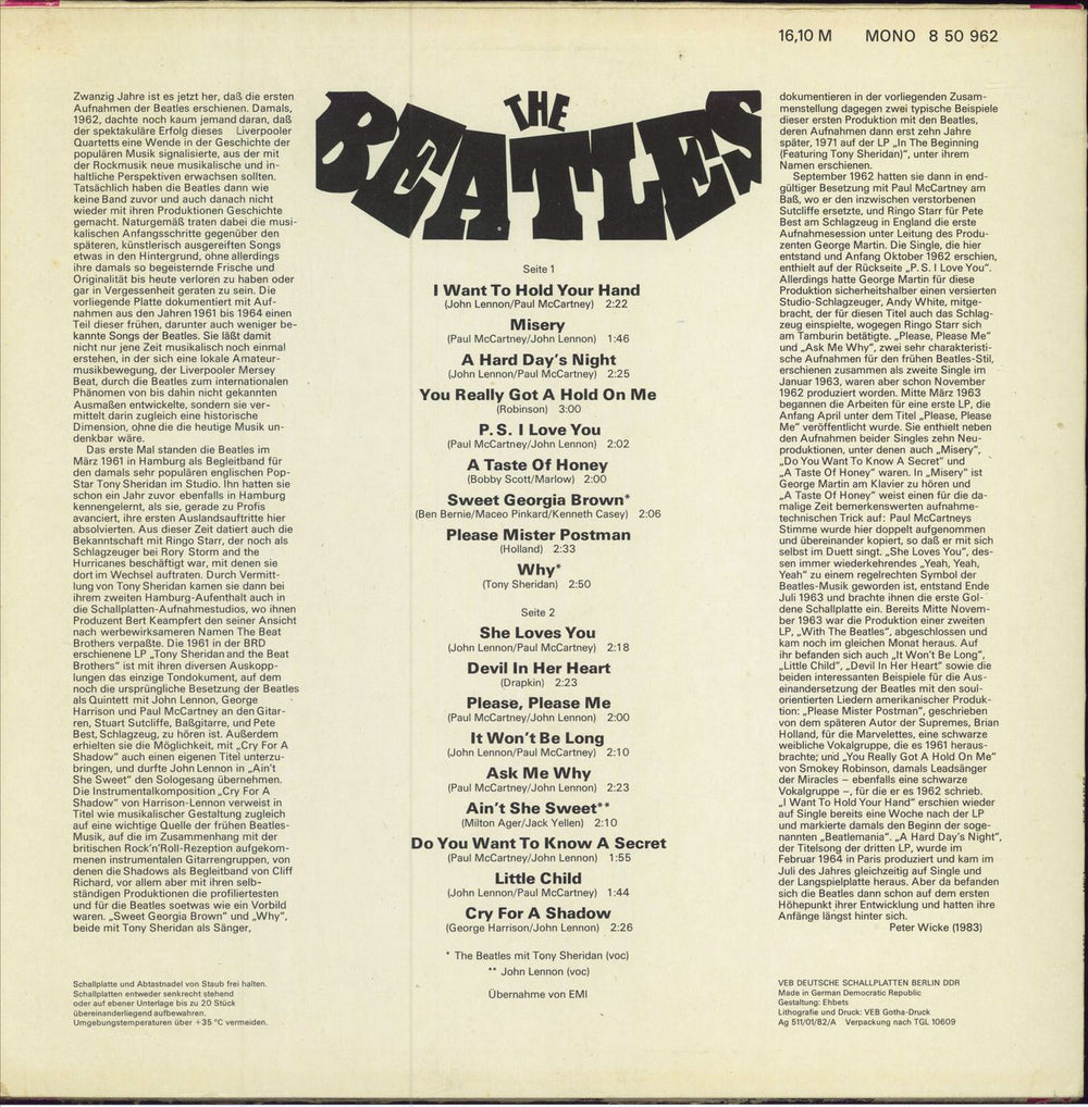 The Beatles The Beatles - EX German vinyl LP album (LP record)