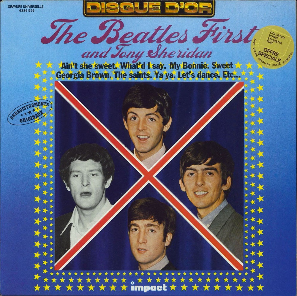 The Beatles The Beatles First And Tony Sheridan - Stickered Sleeve French vinyl LP album (LP record) 6886556