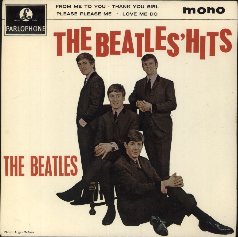 The Beatles The Beatles' Hits - 5th - Solid Centre UK 7" vinyl single (7 inch record / 45) GEP8880