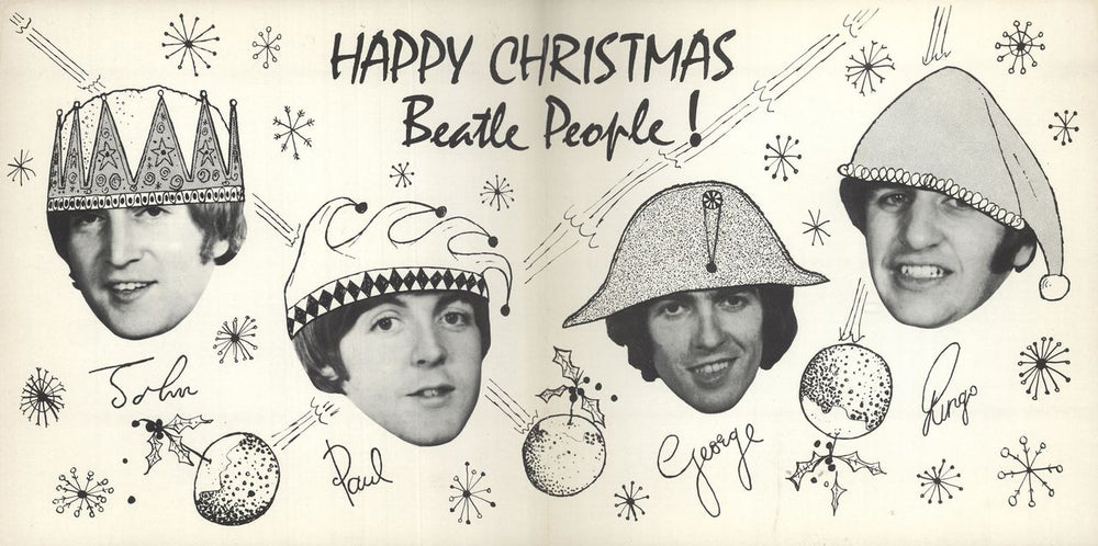 The Beatles The Beatles Third Christmas Record + Newsletter UK 7" vinyl single (7 inch record / 45) 1965