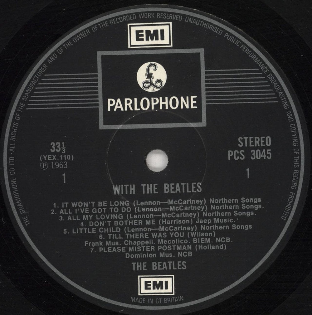 The Beatles With The Beatles - 2 Box - Gram UK vinyl LP album (LP record) BTLLPWI733553