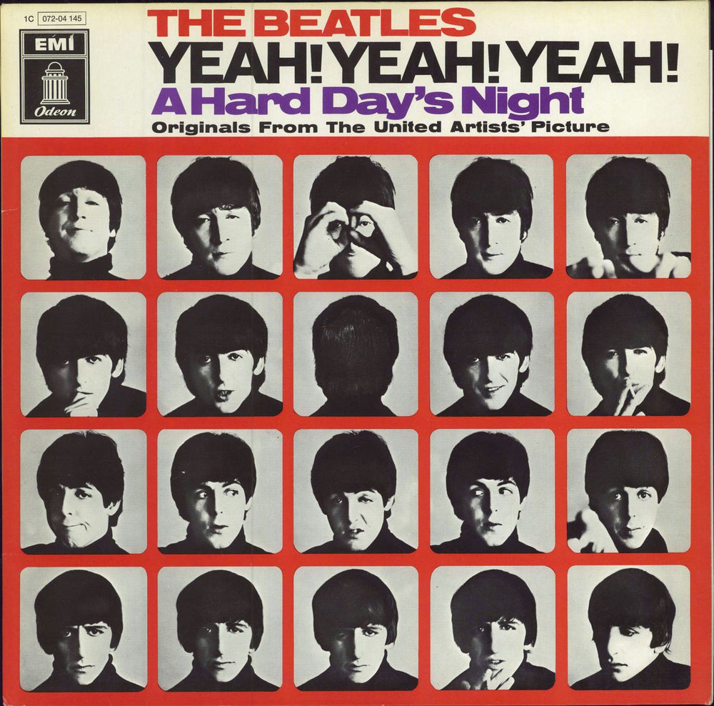 The Beatles Yeah! Yeah! Yeah! German vinyl LP album (LP record) 1C072-04145