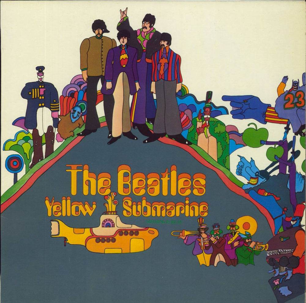 The Beatles Yellow Submarine - 1st Dutch vinyl LP album (LP record) PCS7070