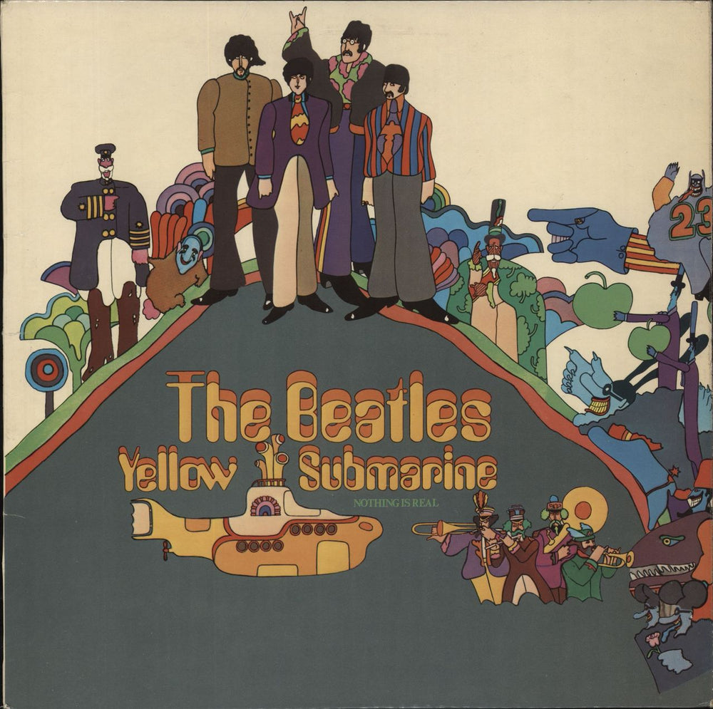 The Beatles Yellow Submarine - 1st - EX UK vinyl LP album (LP record) PMC7070